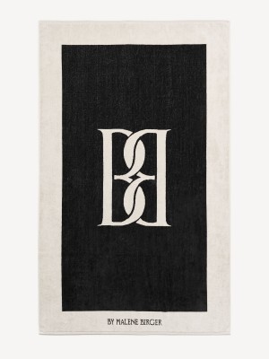 Inne Akcesoria By Malene Birger Lemora Towel Czarne | PL_BB30253