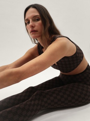 Odzież sportowa By Malene Birger Polene Athletic Leggings Ciemny | PL_BB74052