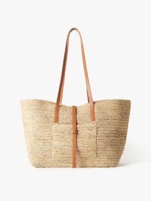 Torby By Malene Birger Palla Straw Tote Głęboka | PL_BB82444